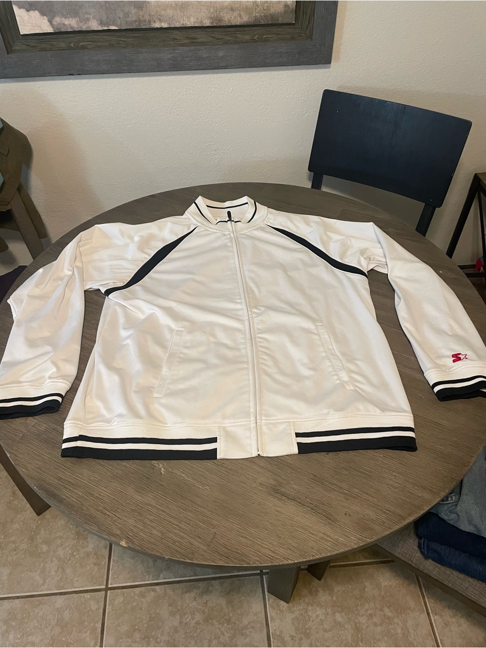 Starter Men's White Track Jacket